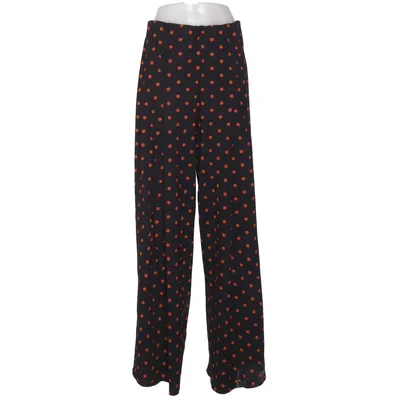 Palazzo broek (Zwart, Oranje) van Bershka Elastaan, Polyester