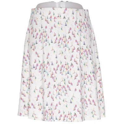 Skirt (White, Multicolored) from Sorgenfri Sylt Elastane, Viscose
