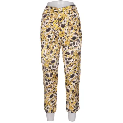Pantalon (Marron, Noir, Multicolore) de H&M x Moschino Coton, Viscose