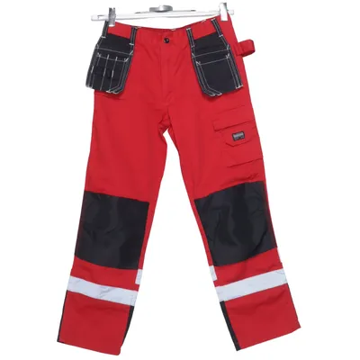 Werkbroek (Rood, Zwart, Zilver) van Bluewear
