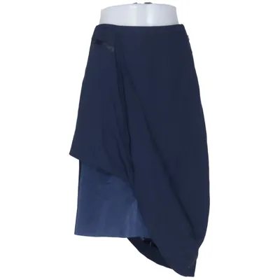 Jupe (Bleu) de Maison Martin Margiela by H&M Polyester, Viscose, Laine