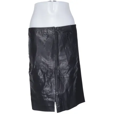 Leather skirt (Black) from Rosemunde Elastane, Leather, Polyester, Viscose
