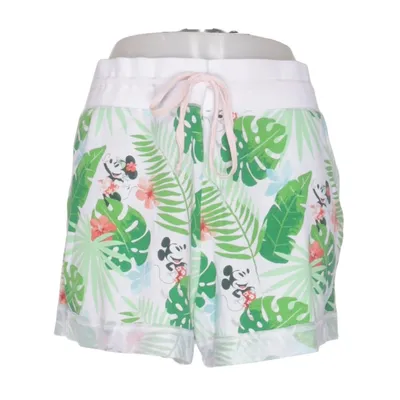 Shorts (White, Multicolored) from Disney Elastane, Recycled polyester, Viscose