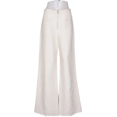 Palazzo pants (Beige) from Sandro Cotton, Lyocell