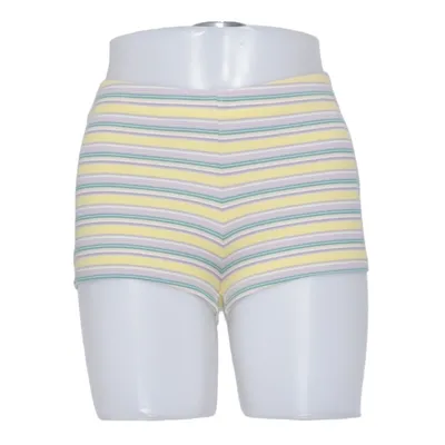 Hotpants (Geel, Meerkleurig) van White Fox Katoen, Elastaan