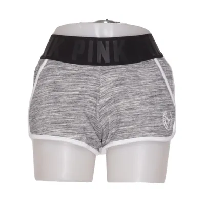 Sports shorts (Gray, Black, White) from Pink Victoria's Secret Cotton, Elastane, Polyamide, Polyester