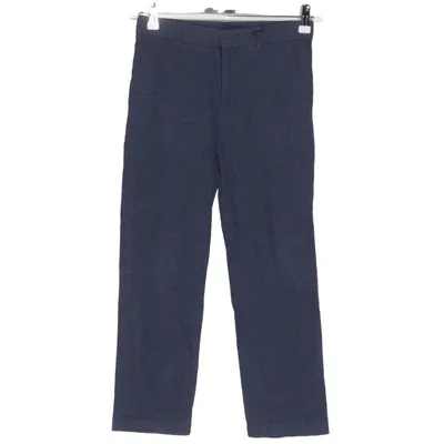 Pantalon de costume (Bleu) de H&M Coton, Lin, Polyester