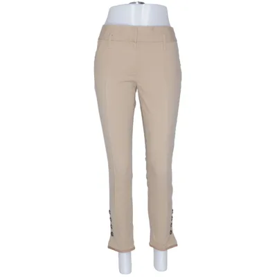 Chinos (Beige) from Massimo Dutti Woman Cotton, Elastane