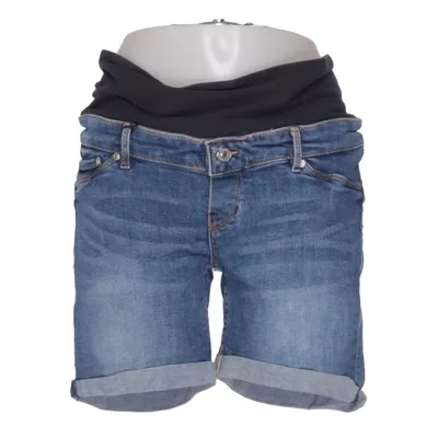 Mammashorts (Blå, Svart) från Mama Bomull, Elastan