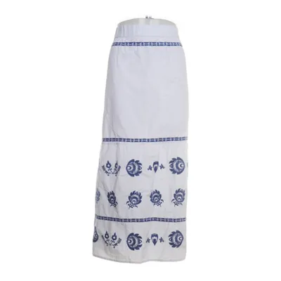 Skirt (White, Blue) from Page One Cotton