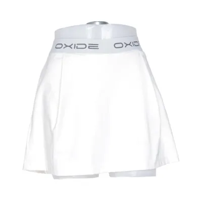 Jupe de sport (Blanc) de Oxide Élasthane, Polyester