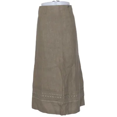 Skirt (Green) from Basset Linen, Viscose