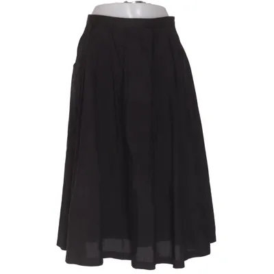 Kjol (Svart) från Laura Ashley Bomull, Silke, Viskos