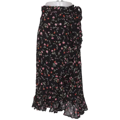 Wrap skirt (Black, Multicolored) from Ganni Viscose