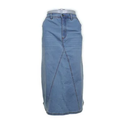 Jeanskjol (Blå) från Bonprix Bomull, Elastan, Polyester