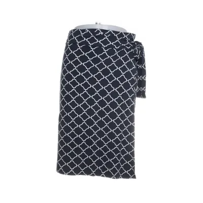 Omlottkjol (Blå, Vit) från Vera Velour Viskos, Elastan