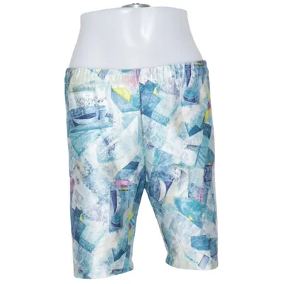 Short cycliste (Bleu, Blanc, Multicolore) de Sportjohan Élasthane, Polyester