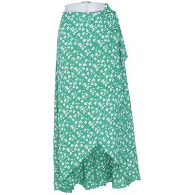 Jupe portefeuille (Vert, Blanc) de Miss Milla Viscose