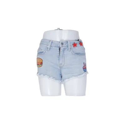 Jeansshorts (Blå, Flerfärgad) från Mossimo Bomull, Elastan