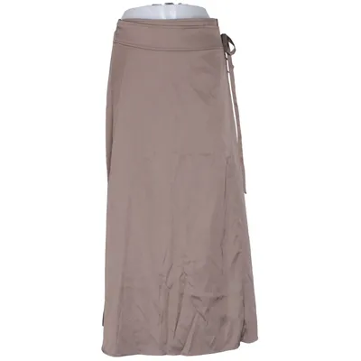 Slå om-nederdel (Brun) fra Part Two Genanvendt polyester, Viscose