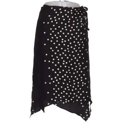 Jupe portefeuille (Noir, Blanc) de Sonia Rykiel Viscose