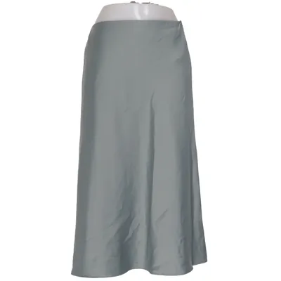 Maxi skirt (Gray) from Uniqlo Elastane, Polyester