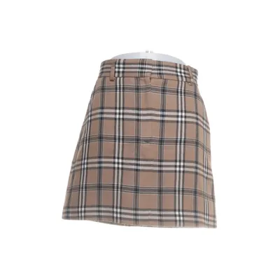 Kjol (Brun, Flerfärgad) från H&M Trend Viskos, Ull, Polyester, Polyamid