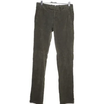 Corduroy broek (Groen) van Berg & Berg Katoen, Elastaan