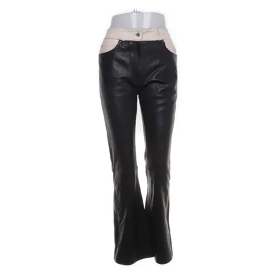 Pants (Black, White) from Stand Studio Polyester, Leather