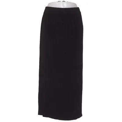 Maxi skirt (Black) from Hopsack Acetate, Elastane