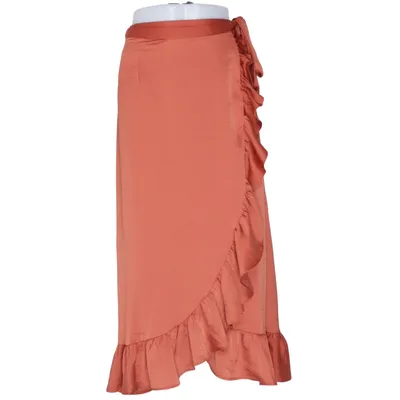 Wikkelrok (Bruin) van NA-KD Reborn Polyester