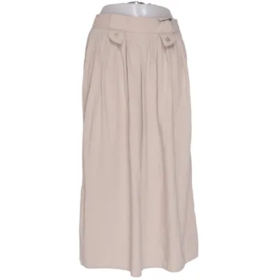 Maxi rok (Beige) van Fab Polyester, Viscose