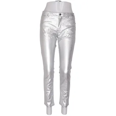 Jeans (Silverfärgad) från H&M Bomull, Elastan, Polyester