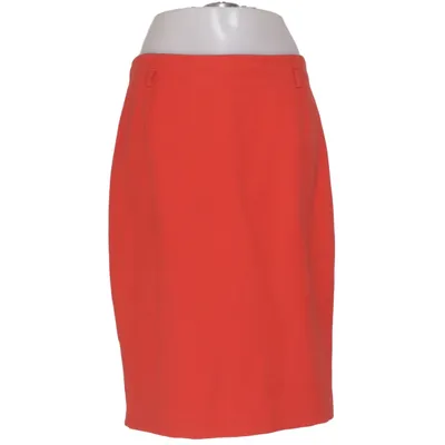 Kjol (Röd) från M&S Woman Elastan, Polyester, Viskos