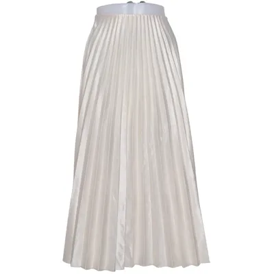 Maxirock (Weiß) von Zara Elasthan, Polyester