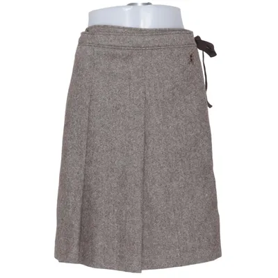 Jupe (Marron) de Donaldson Élasthane, Polyester, Laine