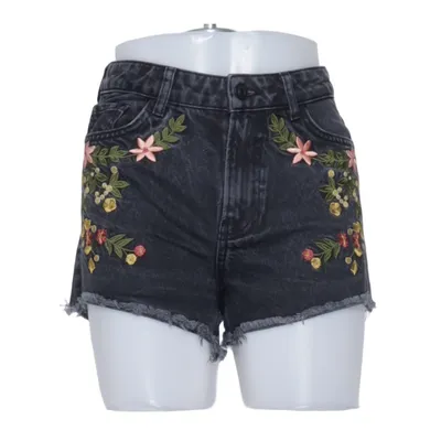 Jeans Shorts (Schwarz, Mehrfarbig) von Mango Denim