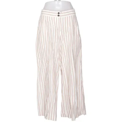 Palazzobukser (Beige, Hvid) fra Bodyflirt Bomuld, Linned
