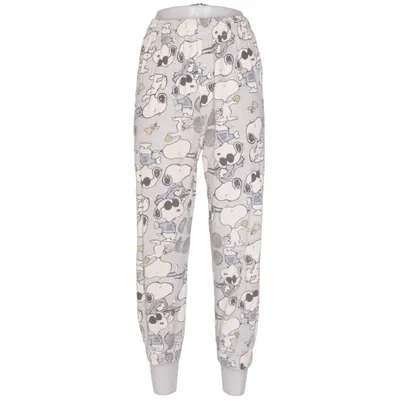 Pyjamasbyxor (Grå, Flerfärgad) från Peanuts Bomull, Viskos