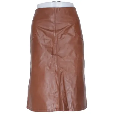 Leather skirt (Brown) from Cami Leather, Polyester