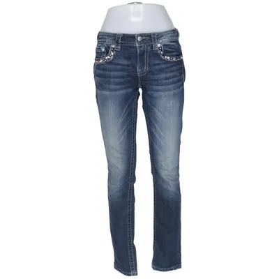 Jeans (Blå) från Miss Me Bomull, Elastan, Polyester