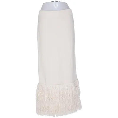 Jupe longue (Beige) de H&M Polyester, Coton, Lin