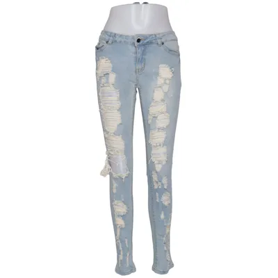 Jeans (Blue) from Bershka Denim Collection Cotton, Elastane