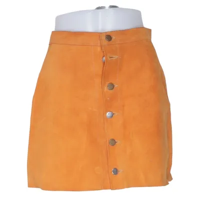 Läderkjol (Brun) från American Apparel Mocka