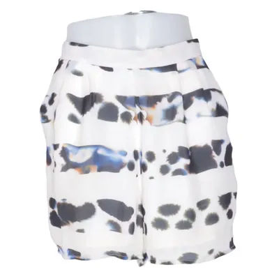 Shorts (White, Multicolored) from Neon Rose Polyester