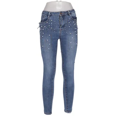 Jean (Bleu) de Laulia Coton, Élasthane, Polyester