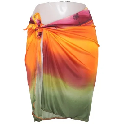 Beach skirt (Orange, Purple, Green) from La Perla Polyester