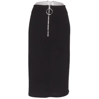 Kjol (Svart) från Shein Curve Elastan, Polyester