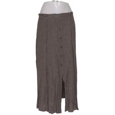Maxi skirt (Brown) from Cappuccini by Desam Polyamide