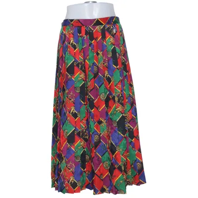 Skirt (Red, Blue, Green) from Birgitta Acetate, Polyester